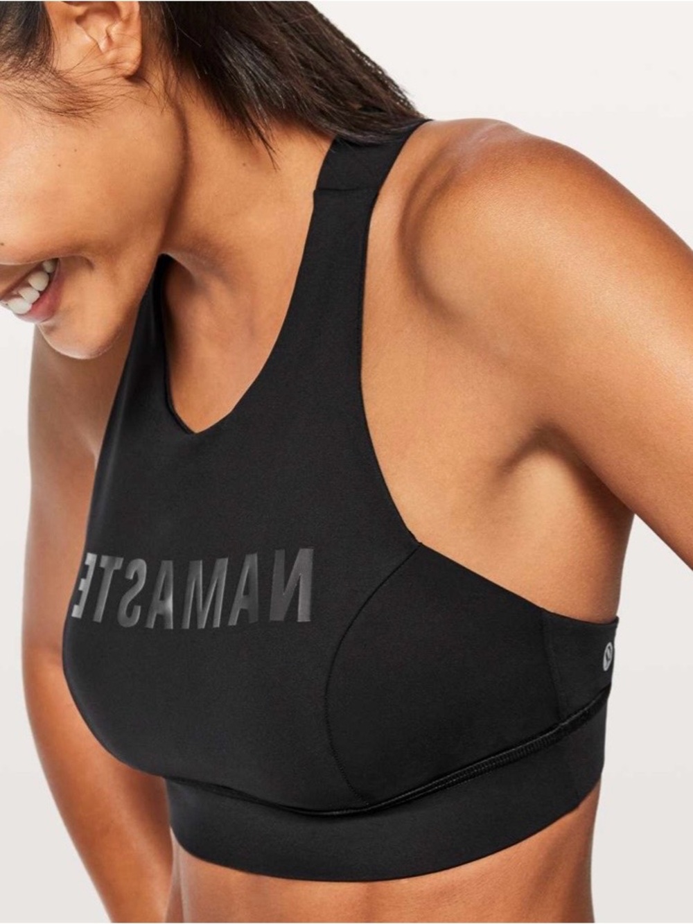 Lululemon Fast & Free Bra (Expression) Black 10